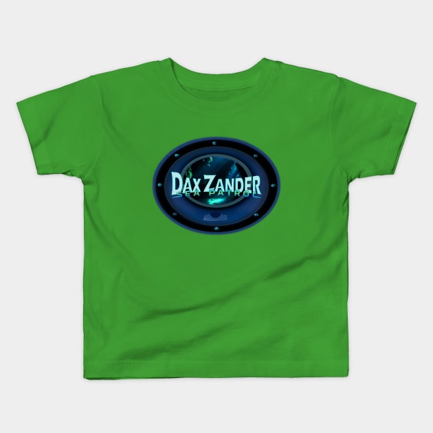 DAX ZANDER PORTHOLE VIEW Kids T-Shirt by toonpainter